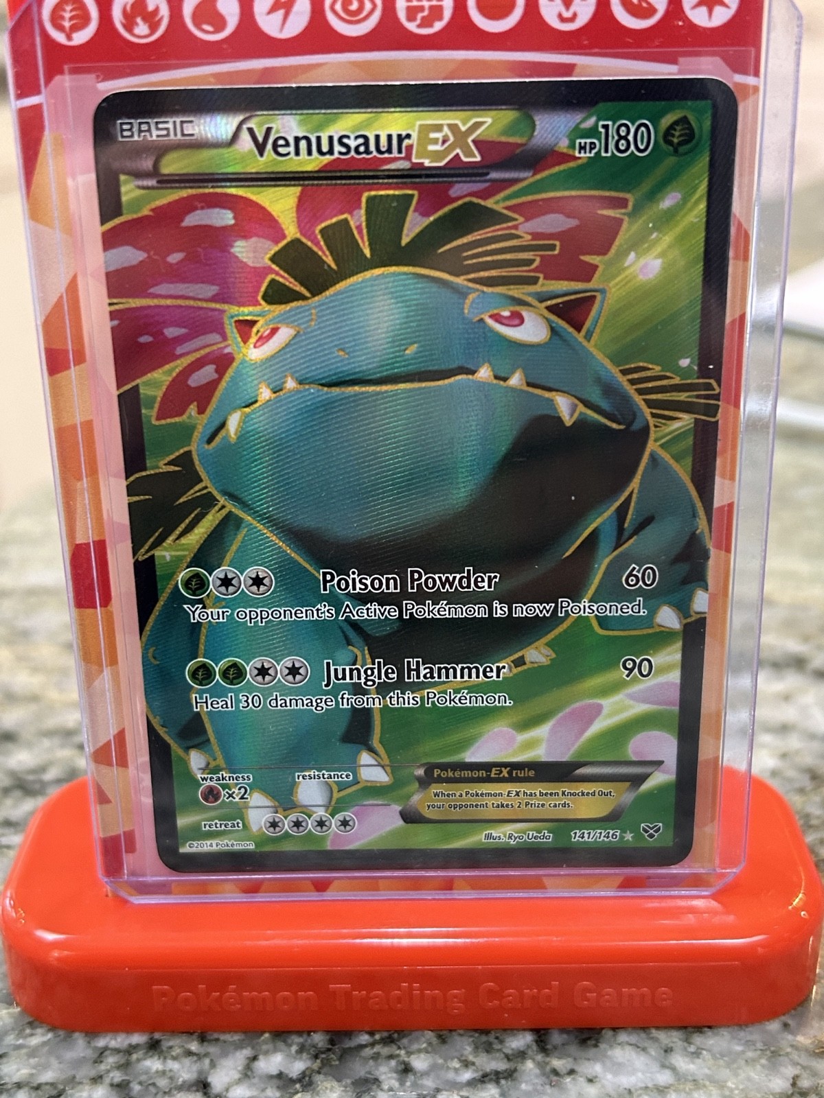 2014 Pokemon XY Venusaur EX 141/146 NM