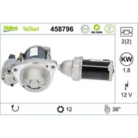 Anlasser Starter 12 V 1,8 Kw 12 ZäHne Valeo FüR U.A. BMW 7Er