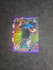 2019 Bowman Chrome 1st Mason Englert Purple Shimmer Refractor #BCP-219 Texas MLB