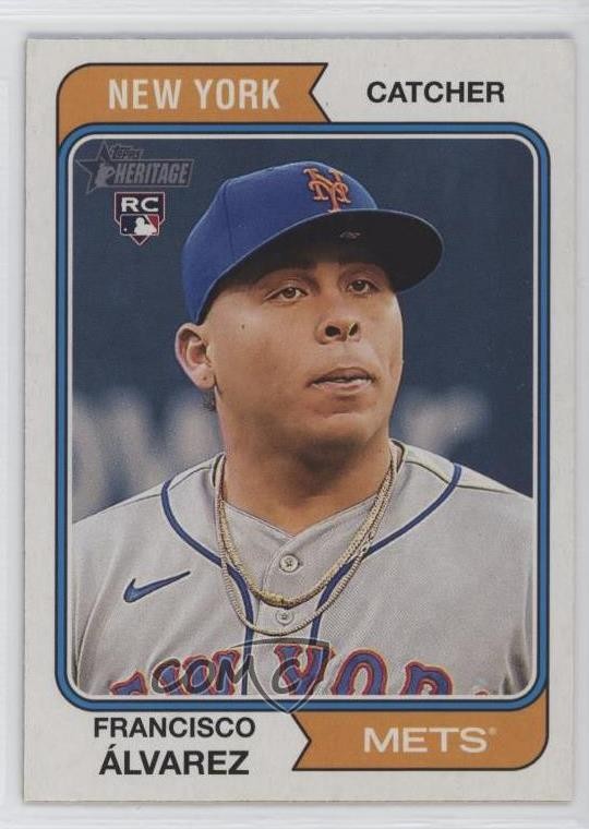 2023 Topps Heritage Francisco Alvarez Francisco Álvarez #388 Rookie RC