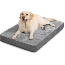 XL Waterproof Dog Bed, Orthopedic Foam, Reversible Cover