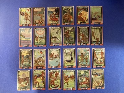 1933 Goudey R26 Boy Scouts - 24 Card Lot - Half The Set - No Doubles