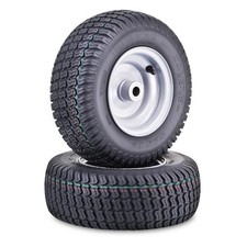 2 Wanda Lawn Mower Tire 13x5-6 W 34 Bushing 3 Center Hub Silver Wheel-13014