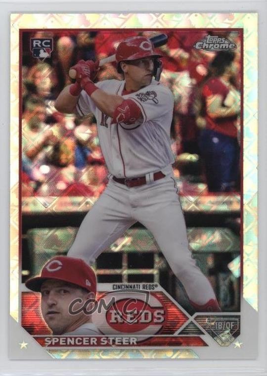 2023 Topps Chrome Logofractor Edition Spencer Steer #146 01nw