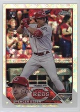 2023 Topps Chrome Logofractor Edition Spencer Steer #146 01nw