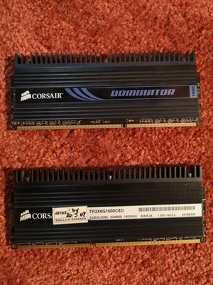 Corsair Dominator 4GB - 1600MHz 8-8-8-24 TR3X6G1600C8D (2x2GB) RAM Kit DDR3