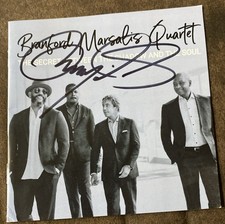 BRANFORD MARSALIS AUTOGRAPHED "THE SECRET BETWEEN.."SIGNED BOOKLET & NEW CD 2019