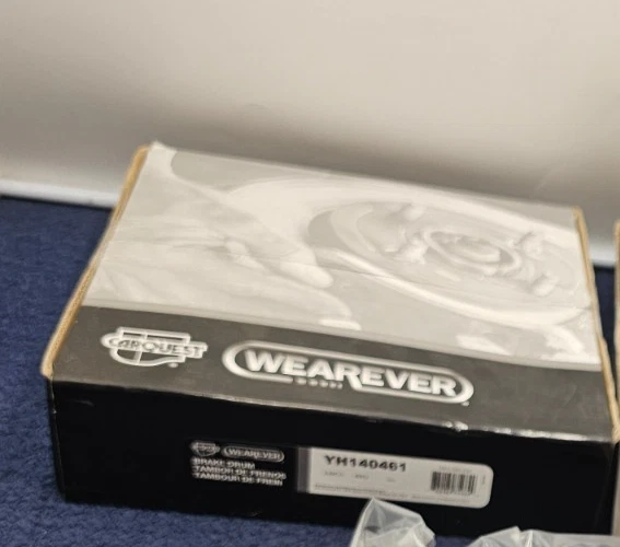 Tambor de freio Wearever YH140461 para 1985-1986 Ford Bronco II, 1983-1997 Ford Ranger - Imagem 3 de 4