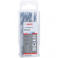Bosch Hss Spiralbohrer Pointteq Hex, 6 X 57 Mm, 10Er-Pack.