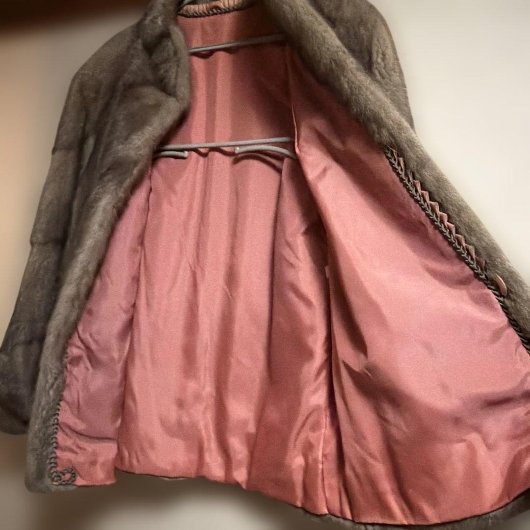 Excellent condition Real Fur Jacket Outer Mink Br… - image 8