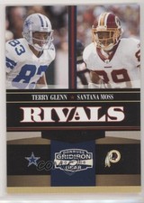 2006 Donruss Gridiron Gear Rivals Silver /250 Santana Moss Terry Glenn #R-10 uq5