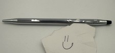 Vintage Cross Classic Century Chrome Ballpoint Pen Engraved Glenn Made in USA