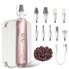Professional Manicure Pedicure Kit with Cordless Nail Grinder and Case
