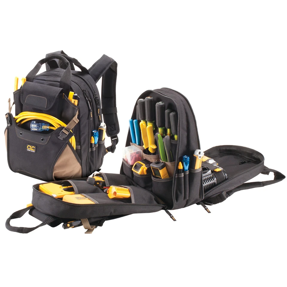 CLC 44 Pocket Deluxe Tool Backpack with Padded Shoulder Straps, Model 1134 - Image 2 of 2
