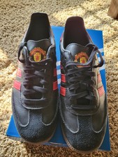 Adidas Manchester United Samba Team Black Red HQ7030 Size 7