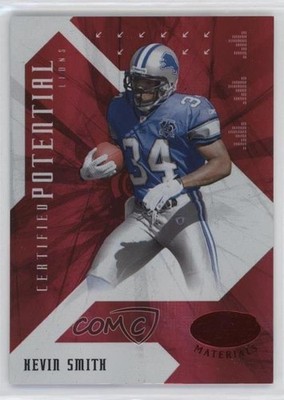 2008 Leaf Certified Materials Potential Red /250 Kevin Smith #CP-8 Rookie RC j4h