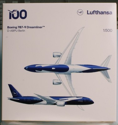 Herpa 538947, - Maßstab 1:500 -, Lufthansa Boing 787-9 Dreamliner, Berlin