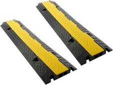 Pyle Durable Cable Ramp Protective Cover - 2,000 lbs. Heavy Duty Hose