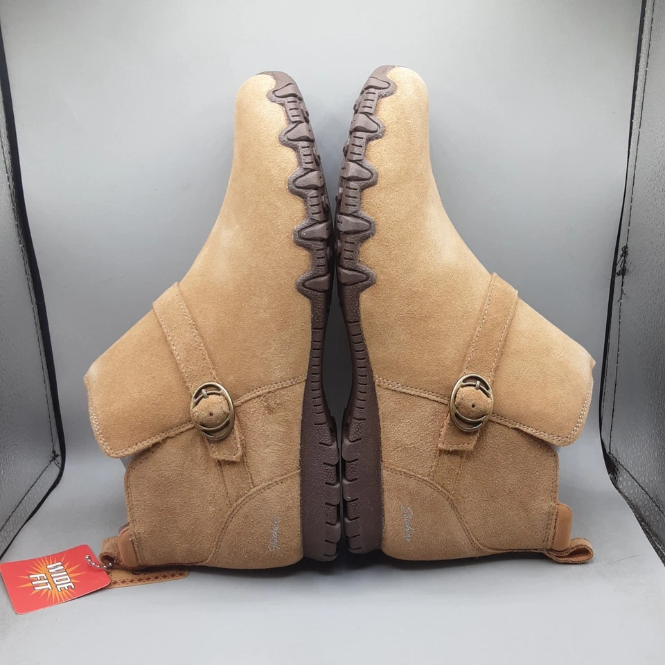 Botín Skechers Bikers Lite Class para mujer 11W marrón castaño A93 Foto 4 de 4