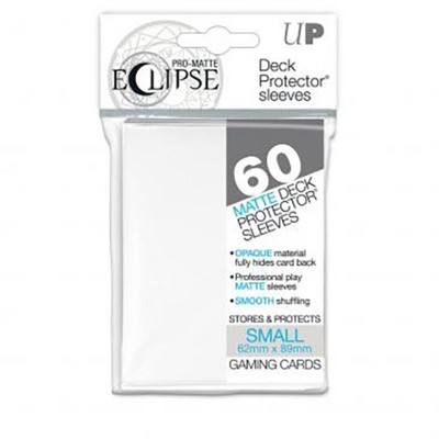 Ultra PRO - Eclipse PRO Gloss Small Sleeves (60) - Arctic White - Neu & Versiegelt