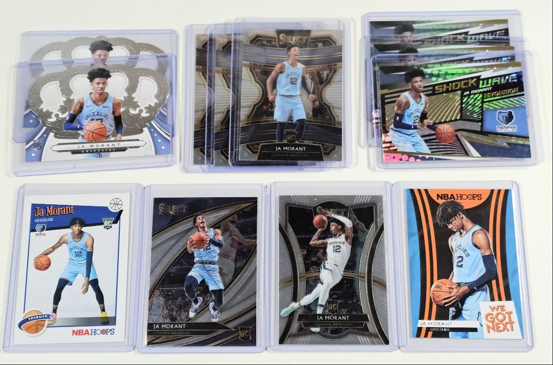 [12] JA MORANT 2019-20 NBA HOOPS ROOKIE WE GOT NEXT SHOCK WAVE RC Q3249