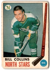 Bill Collins 1969-70 O-pee-Chee Rookie #126 SEE SCAN FOR CONDITION Minnesota