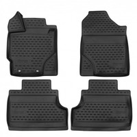 Gummi-FußMatten Toyota Yaris 2010-2014 Novline Passgenau Auto Set