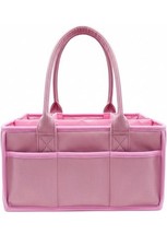 Diapers Caddy Organizer Pink For Baby Essentials
