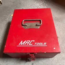 Mac Tools Portable Red Metal Tool Box 1pc With Handle Lockable Mac Tools Portable Red Metal Tool Box 1pc With Handle Lockable