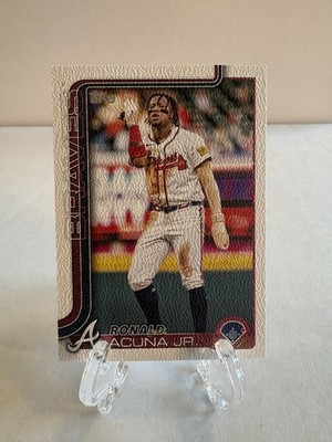 2025 Topps - Ronald Acuña Jr. #207 Canvas /50  Sharp & Rare 