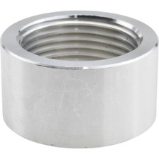 1" 150 6061-T6 Aluminum Threaded Half Coupling - Pipe Fitting
