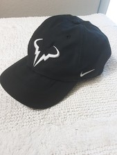 Rafael Nadal Hat Black Nike Rafa Heritage 86 DRI FIT Tennis Adjustable