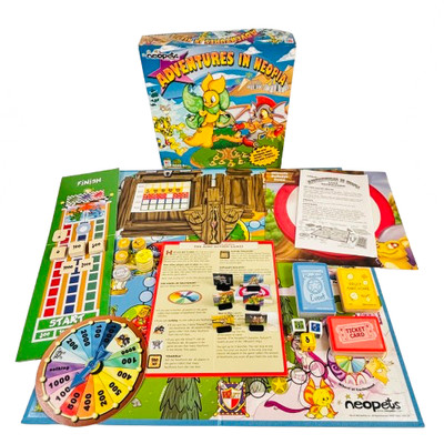 Neopets Abenteuer in Neopia Spiel von Milton Bradley 2003 Vintage