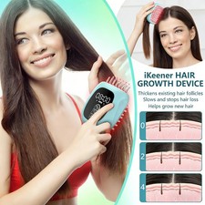 1PZ Pettine Laser Crescita Capelli Pulse Laser Diodi Anti Perdita Capelli Terapia Pettine Blu