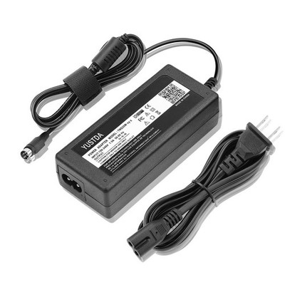 4-Pin 24V AC Adapter For YAMAKASI SQ-16824 LOADUS SQ-15624 Leonidas 300 301 LCD