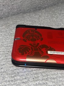 Nintendo 3DS XL Super Mario Bros 2 Limited Edition Red Works Loose Charge Port