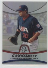 2010 Bowman Platinum Prospects Thin Stock Refractor /999 Nick Ramirez #PP45 2rt