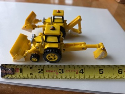 2 Bob The Builder Scoop Digger Backhoe 2004 Die cast Vehicles Learning Curve 4''