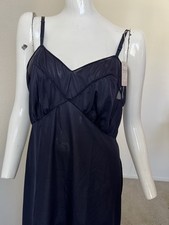 Vtg NEW 60s - 70s Full Slip Dress Silky Nylon Sz 40 M/L Vanity Fair