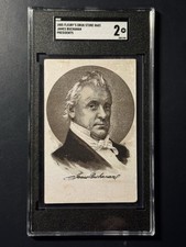 1885 H603 President JAMES BUCHANAN SGC 2 Fleury’s Drug Store