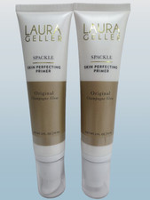 LAURA GELLER SPACKLE SKIN PERFECTING PRIME ORIGINAL CHAMPAGNE GLOW 2 OZ LOT OF 2