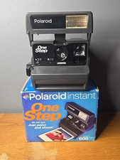 Polaroid One Step Close Up 600 Film Instant Camera W/ Strap  Box