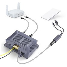 Starlink Mini 12V Adapter Kit, 150W 3 in 1 GigE 5 in 1 Starlink Mini Poe