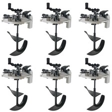6 Pack Paint Can Mixing Lid & Pouring Spout, 1 Gallon Size, Stirring Mix Blade