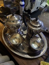 SILVER PLATED TEA SET - A1 PLATE - 
