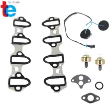 Intake Manifold Gasket Kit w/Knock Sensor For Chevrolet Silverado 1500 5.3L 6.0L