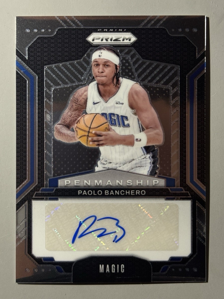 Paolo Banchero Auto 2024-25 Panini Prizm Penmanship Orlando Magic