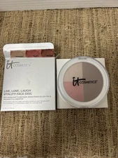 It Cosmetics Live, Love, Laugh Vitality Face Disc 0.54oz Brand New In Box