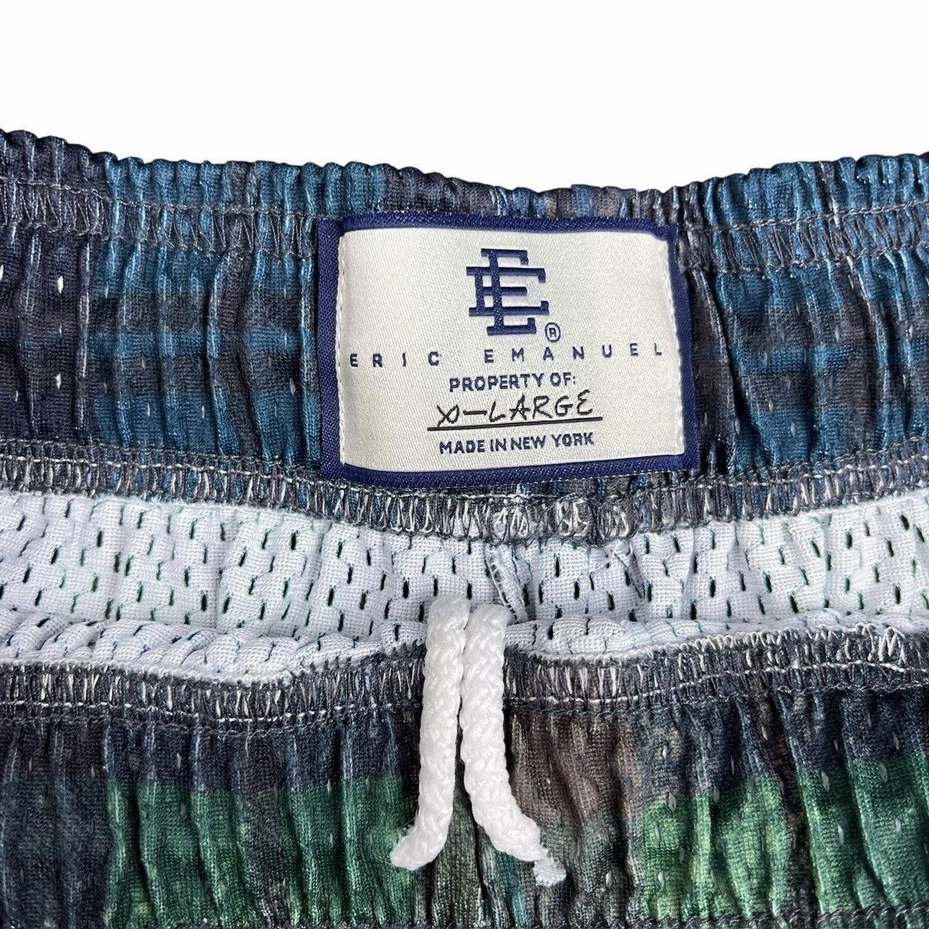 Eric Emanuel EE Green Black Plaid Basic Shorts Si… - image 4