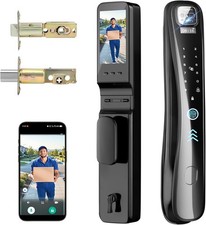 Smart Lock with Camera Video Doorbell 8 in 1 Keyless Fingerprint